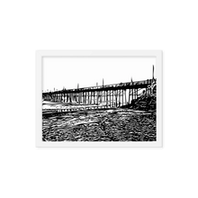 Load image into Gallery viewer, Framed Pier Photo