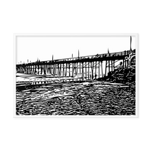 Load image into Gallery viewer, Framed Pier Photo
