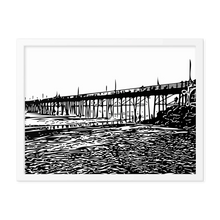 Load image into Gallery viewer, Framed Pier Photo