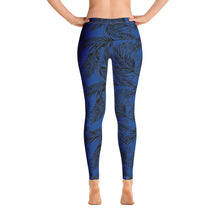 Load image into Gallery viewer, Night Palm Leggins
