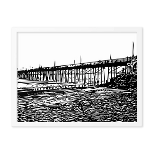 Framed Pier Photo