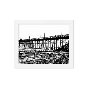 Framed Pier Photo