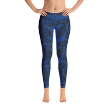 Load image into Gallery viewer, Night Palm Leggins
